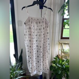 Linen blend H&M midi dress